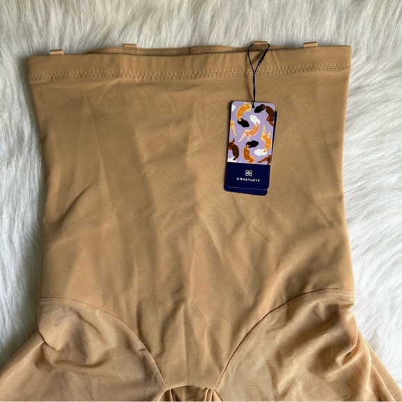 HoneyLove SuperPower Short All Over Sculpt Womens Size XL Sand Shape Wear